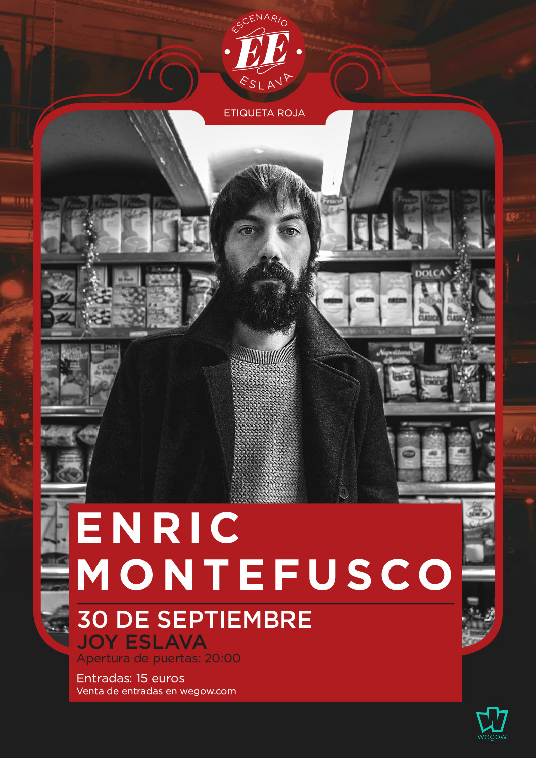Concierto Enric Montefusco en Madrid 30 de septiembre