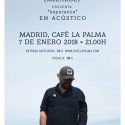 Concierto de Ricardo Lezón el 7 de Enero. Café la Palma (Madrid)