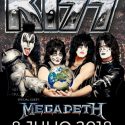Megadeth abrirán para Kiss el próximo 8 de julio en el Wizink Center (Madrid).
