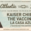 Kaiser Chiefs y La Casa Azul se unen al Atlantic Fest en Illa de Arousa.