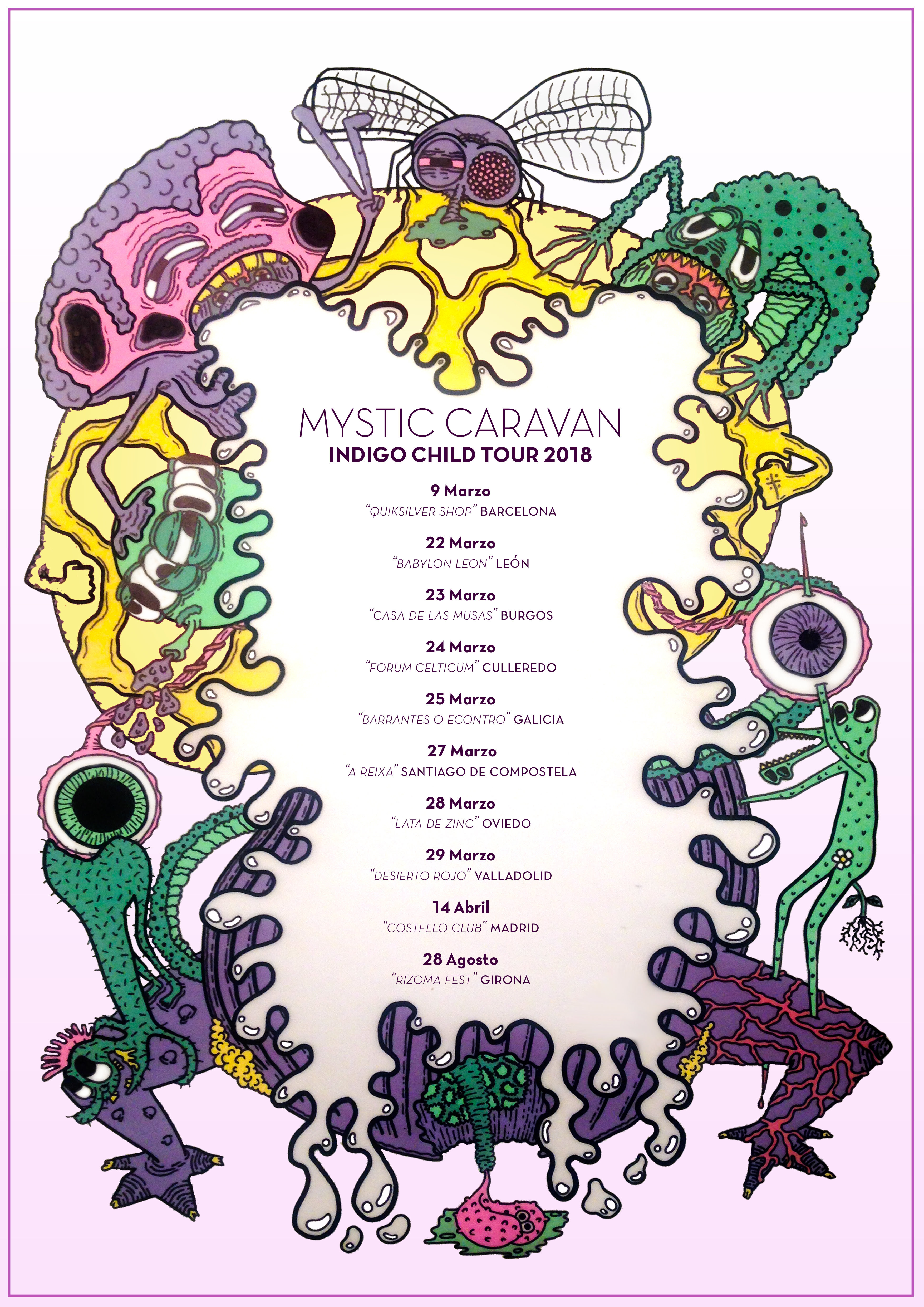 indigo child tour de Mystic caravan