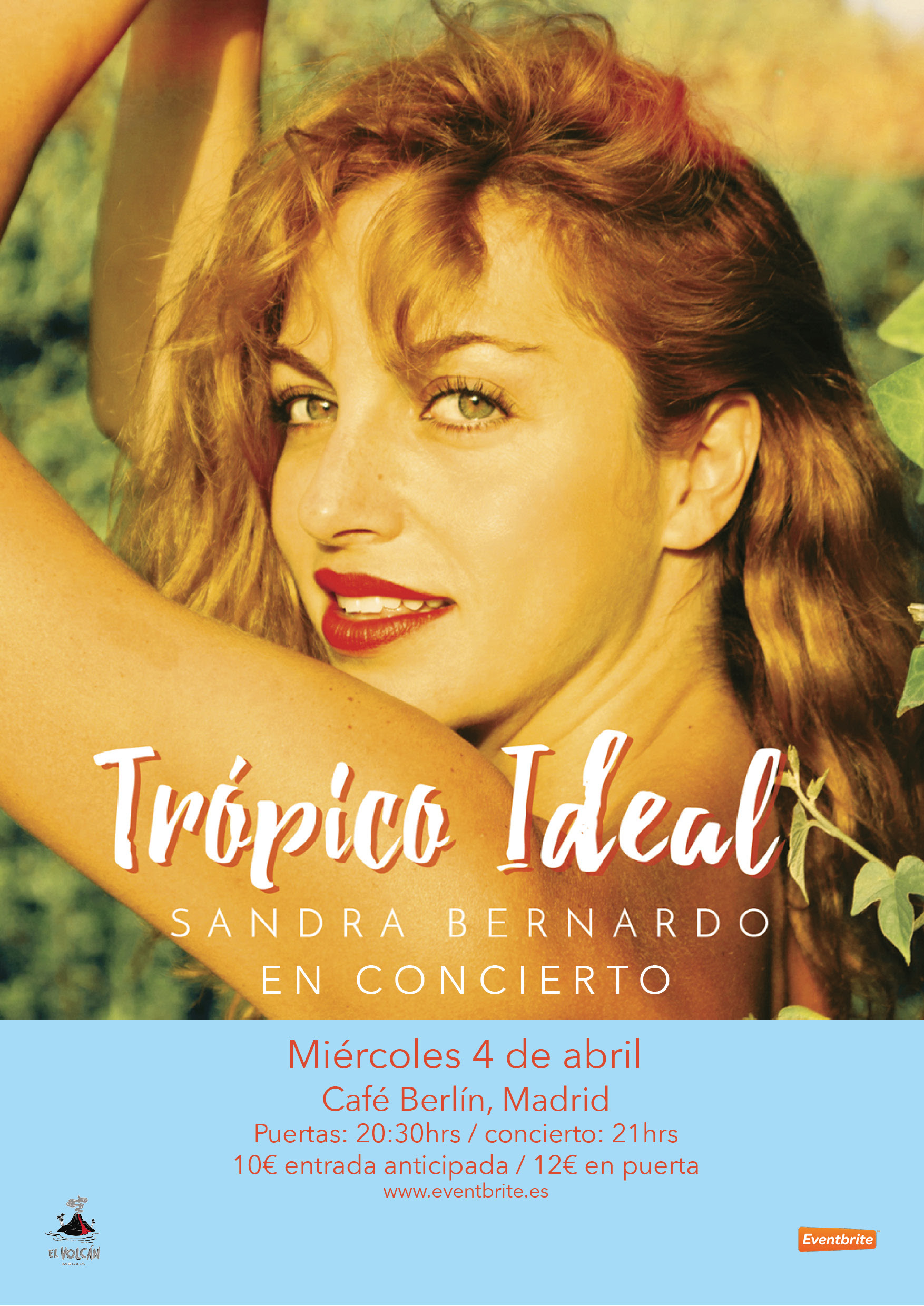sandra bernardo presenta su primer lp en el café berlín de Madrid