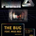 The Bug y Miss Red este viernes en la sala Shoko Madrid dentro del 100% Psych.