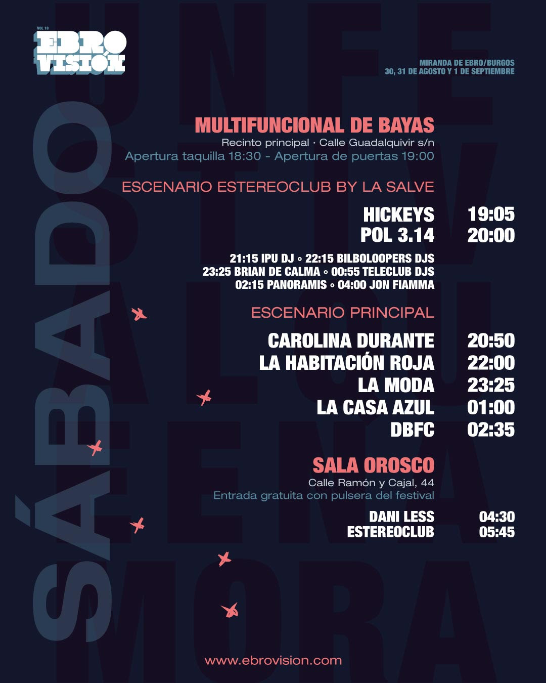 ebrovision horarios 2018