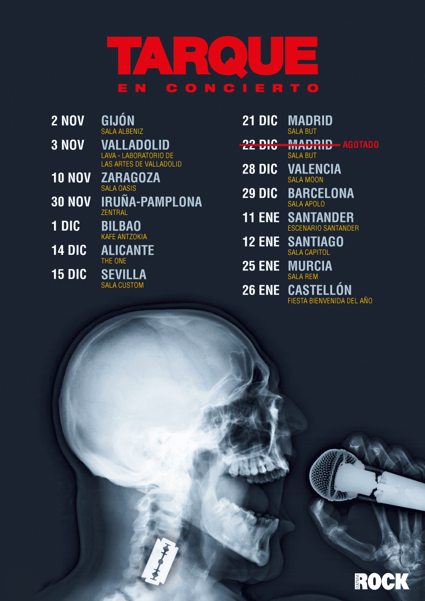 Tarque presenta disco en Valladolid en noviembre