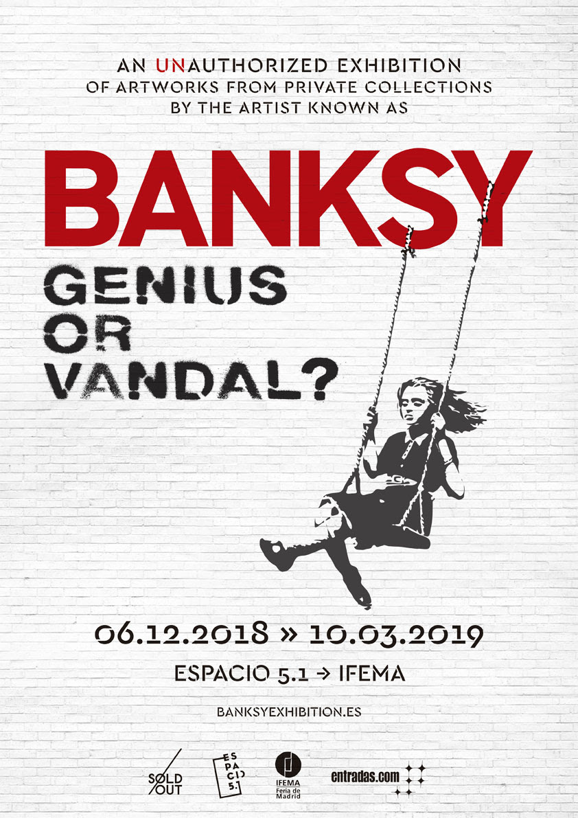 'BANKSY. Genius or Vandal?' Más de 70 obras de Banksy llegan al espacio