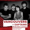 Vancouvers y Captains estarán en Escenario Eslava el próximo 18 de enero.