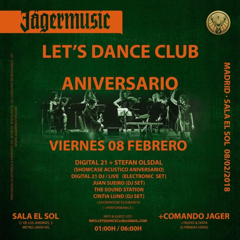 let´s dance club aniversario en sala el sol