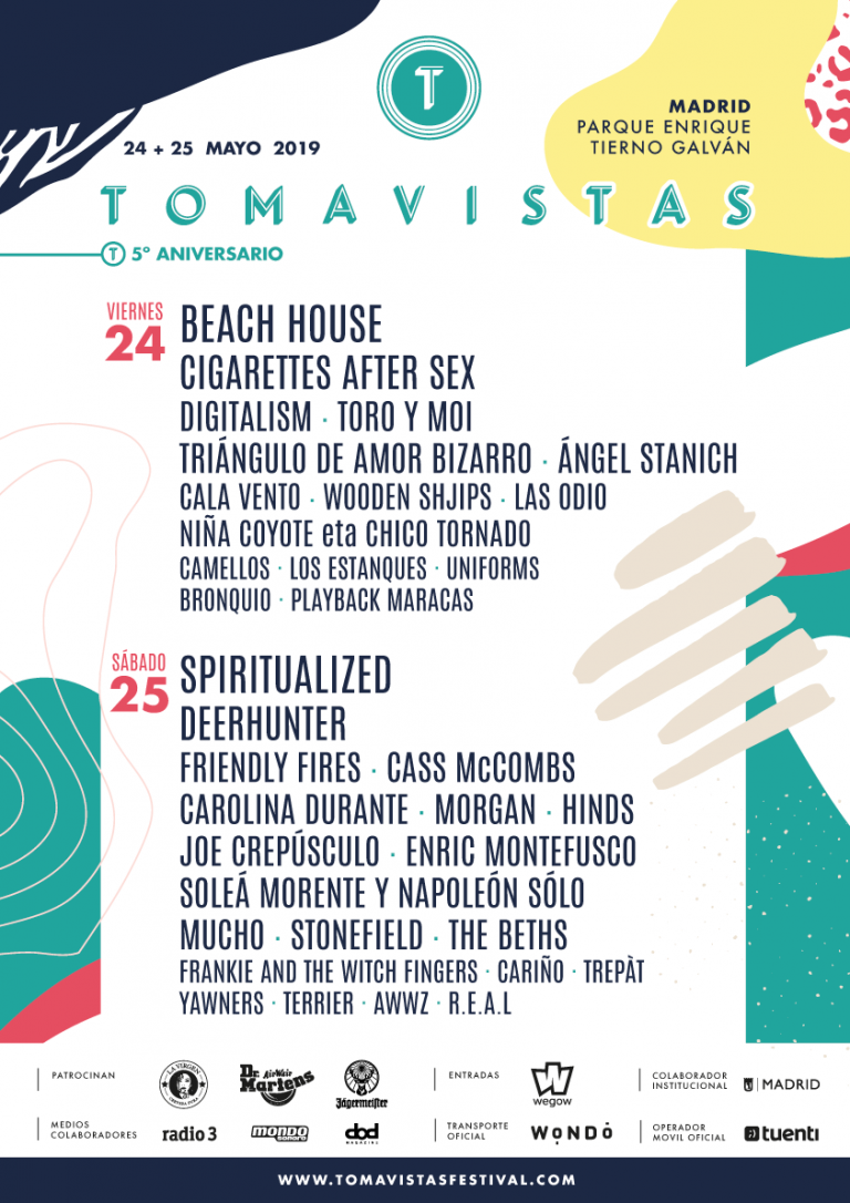 Cartel por días Tomavistas Festival