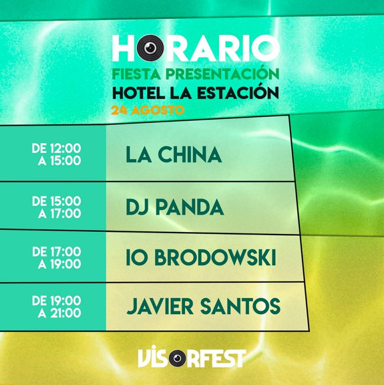Fiesta presentación Visor Fest