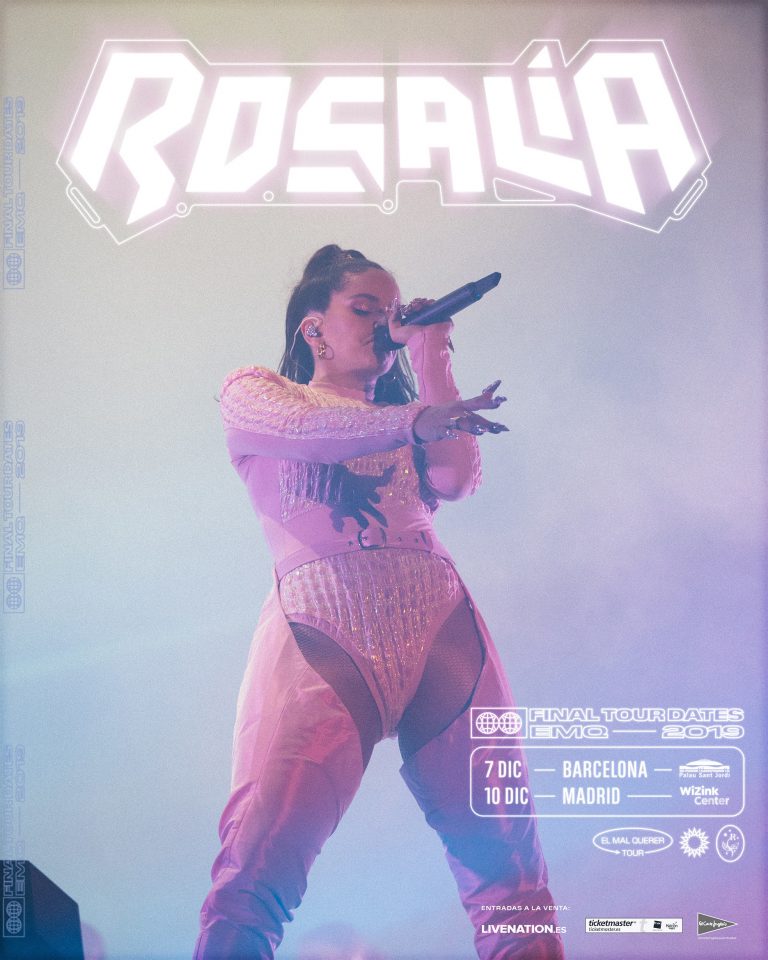 Rosalía gira en grandes recintos en Madrid y Barcelona en diciembre