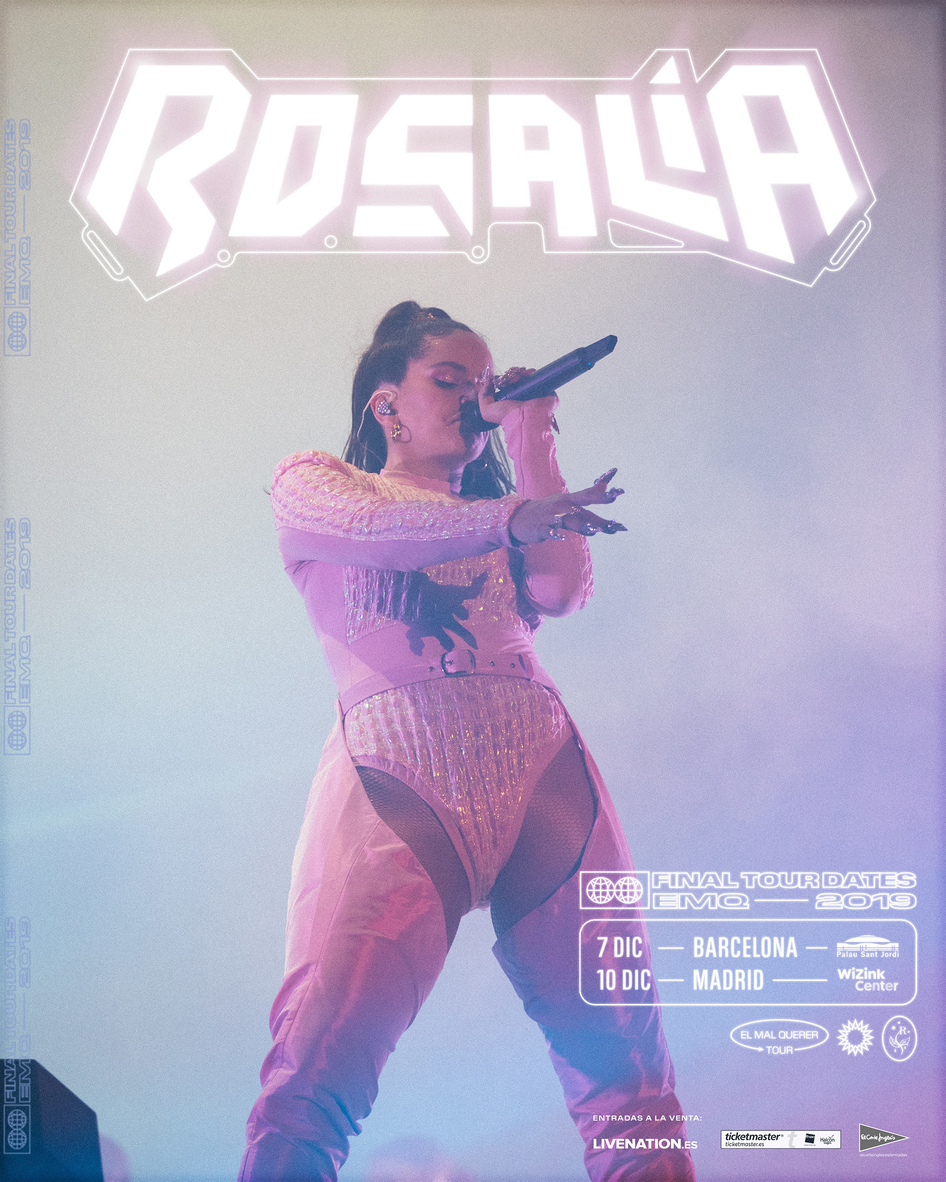 Rosalía gira en grandes recintos en Madrid y Barcelona en diciembre