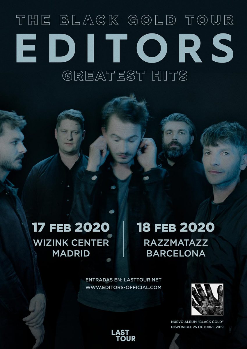 editors the black gold tour madrid y barcelona