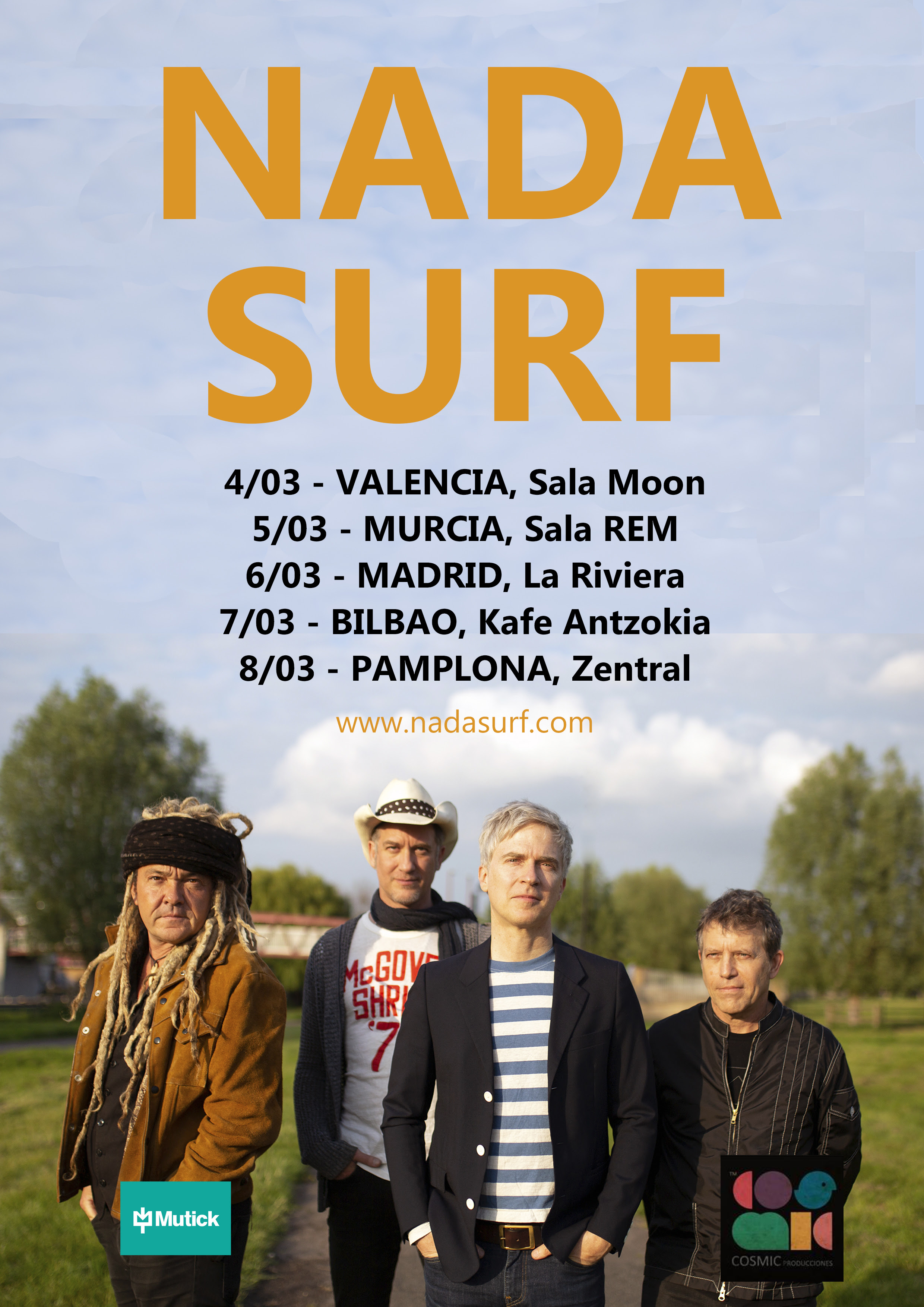 nada surf gira 2020