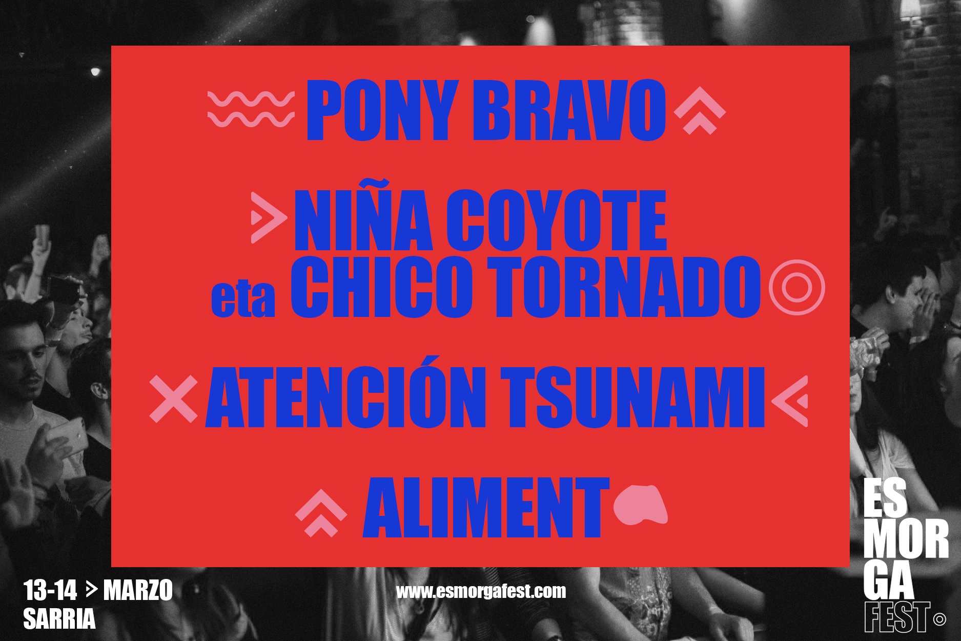 esmorga fest 2020 pony bravo aliment, atención tsunami