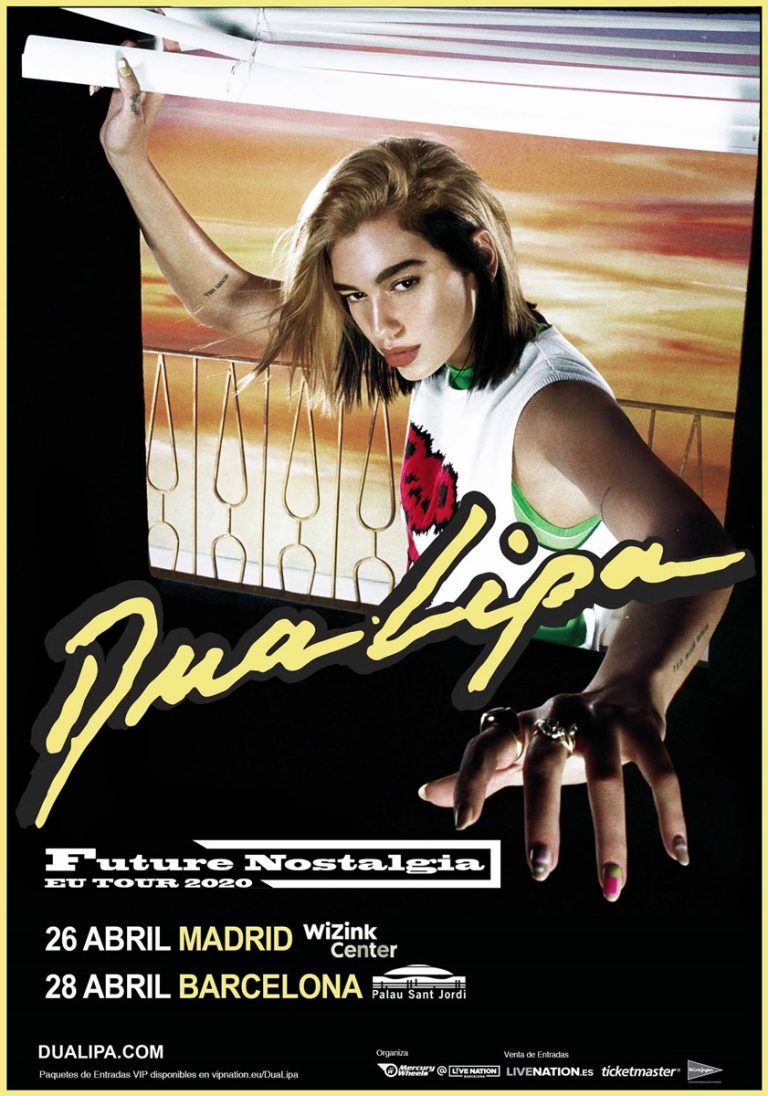 dua lipa en madrid y barcelona
