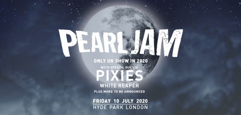 pearl jam only uk show in 2020 in bst hyde park