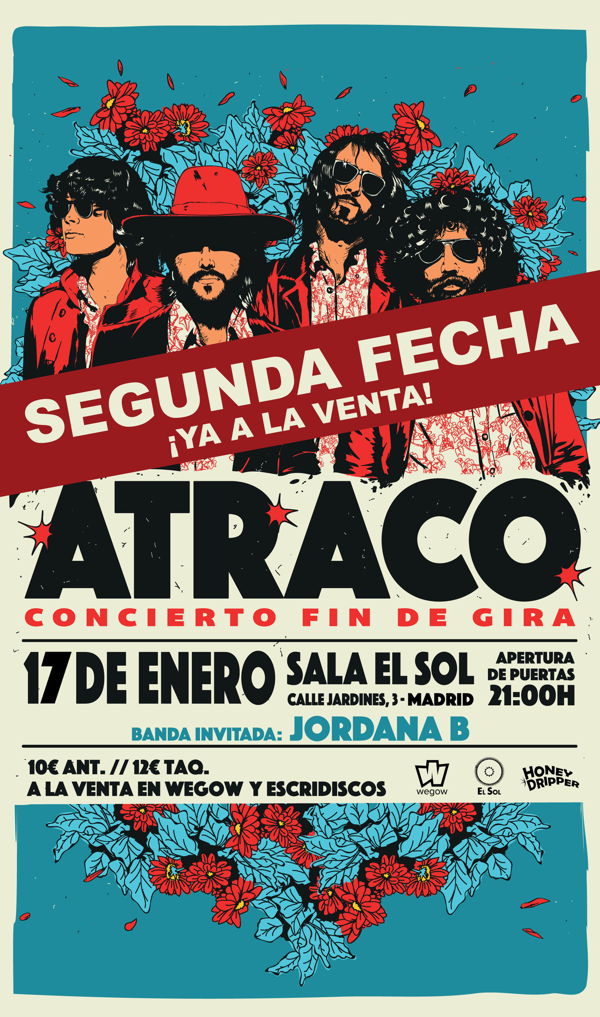 atraco se marcan doblete en sala el sol enero 2020