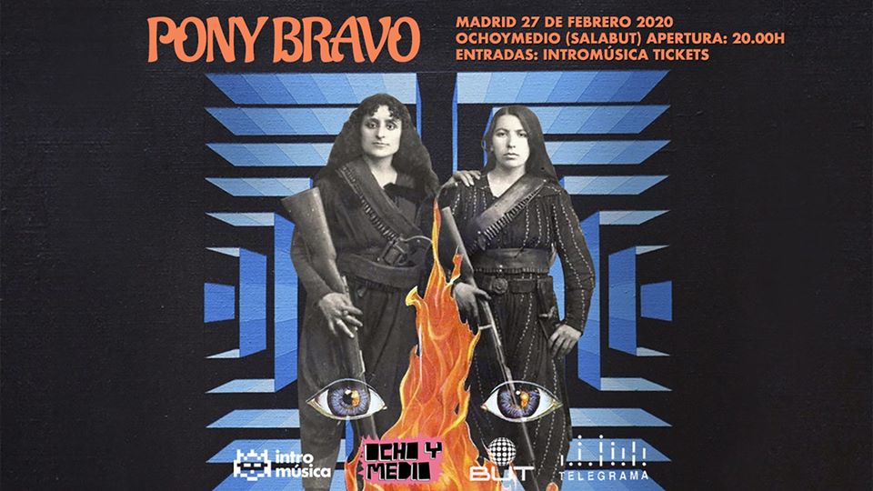 pony bravo en Madrid presentando gurú