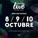 El Mallorca Live Festival 2020 se celebrará al final los días 8,9,10 de octubre