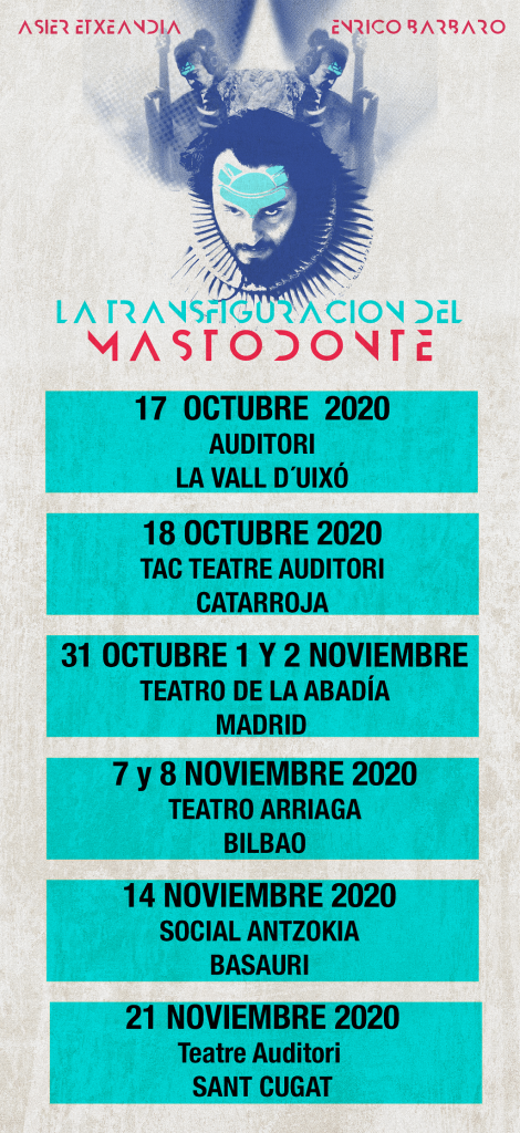 Mastodonte de gira en octubre 2020