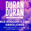 Duran Duran se rodean de amigos en Hyde Park en julio