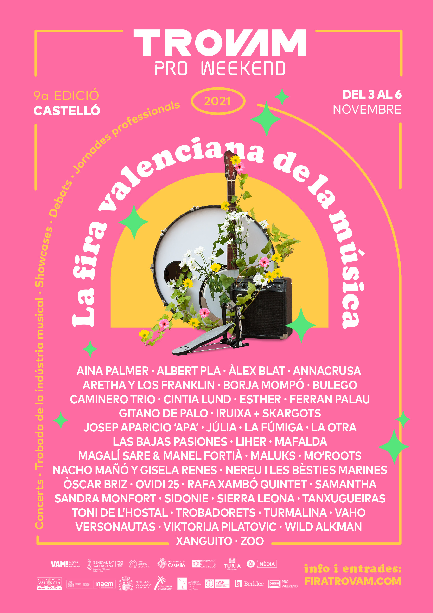 La Fira Valenciana de la Música añade 12 nuevos artistas y completa la programación de su novena edición