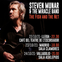 Steven Munar and The Miracle Band estarán actuando esta semana en Lleida, Madrid y Valladolid