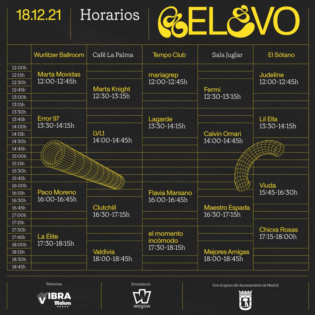 RELEVO presenta sus horarios en Madrid