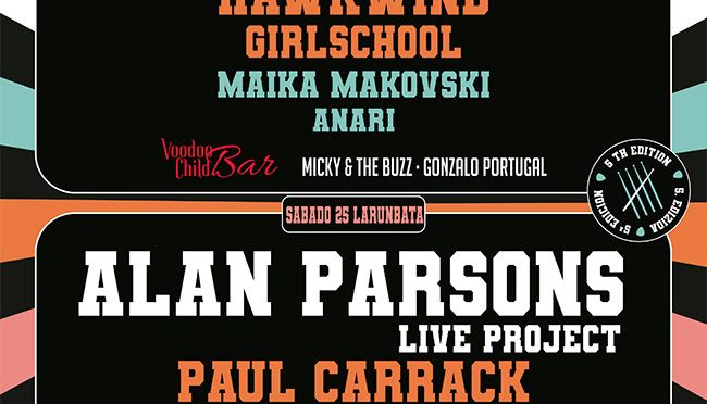 Cartel completo para el BBK Bilbao Music Legends Fest, encabezado por Alan Parsons y Status Quo