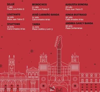 Siloé, Levitants, José Carreño Banda y más estarán los jueves de julio en ‘Escenarios Mahou’ en Valladolid