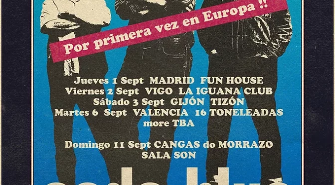 Code Blue se reunen y visitan Europa por primera vez en otoño con parada en Madrid, Vigo, Gijón, Valencia, Palma y Cangas Do Morrazo