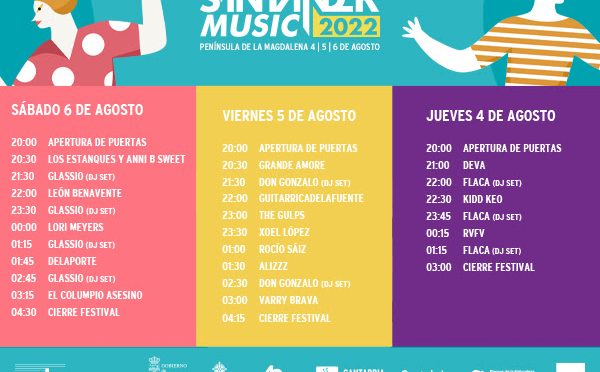 Santander Music presenta los horarios oficiales de su duodécima edición