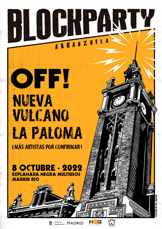 blockparty arganzuela madrid cartel oct 2022