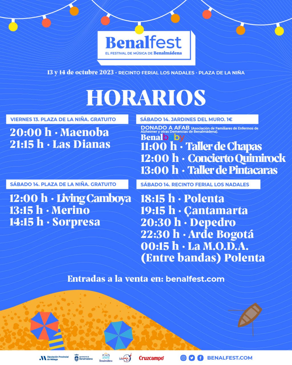 benalfest-horarios-2023