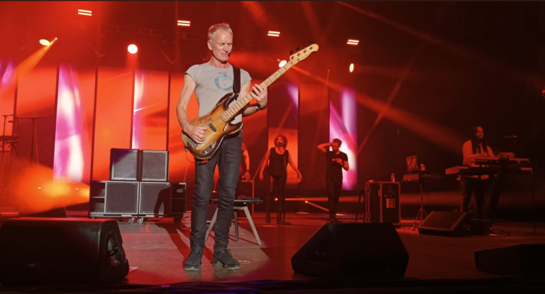 Fotogría de Markel Ruiz cedida del concierto de Sting