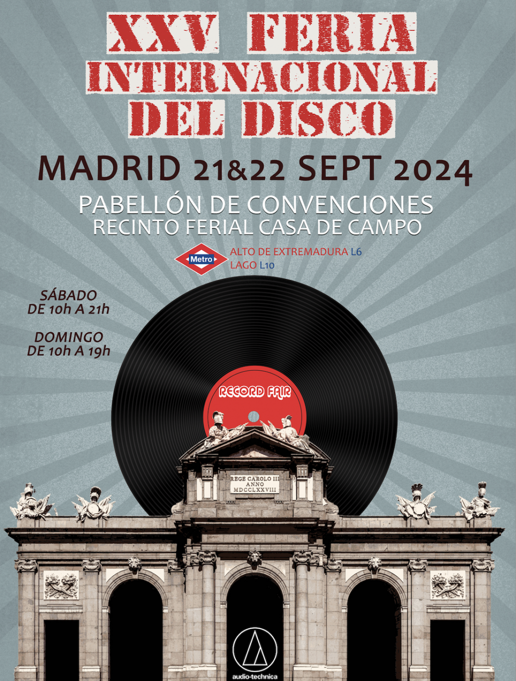 feria del disco madrid casa de campo 2024
