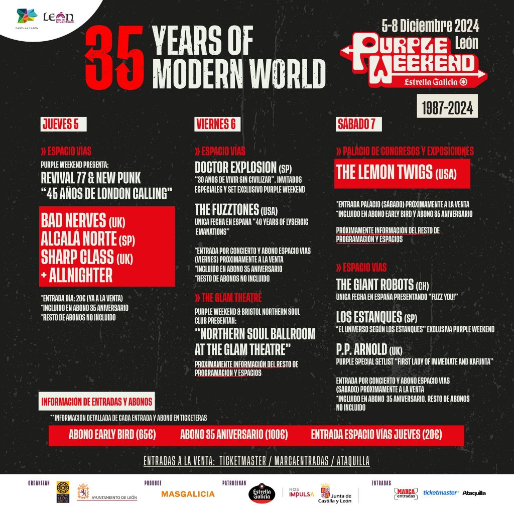 purple weekend 2024 estrella galicia mod