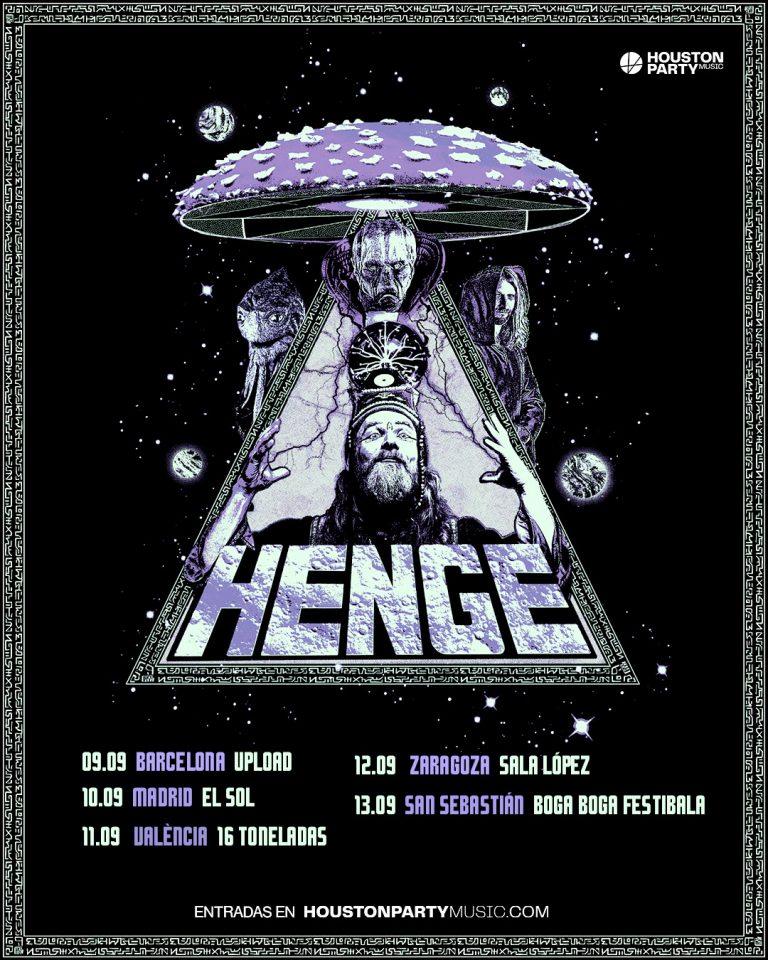 Henge traerán su esperpéntico y psicodélico show de nuevo a nuestro país en Septiembre, presentando los temas de 'Journey To Voltus B'