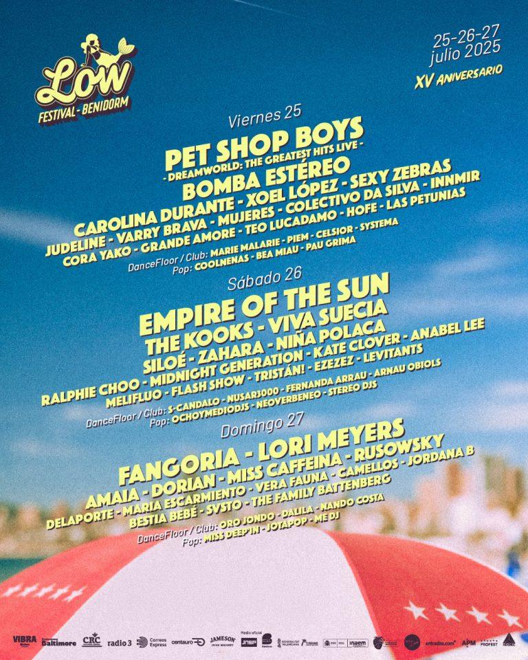 low festival 2025 cartel por días