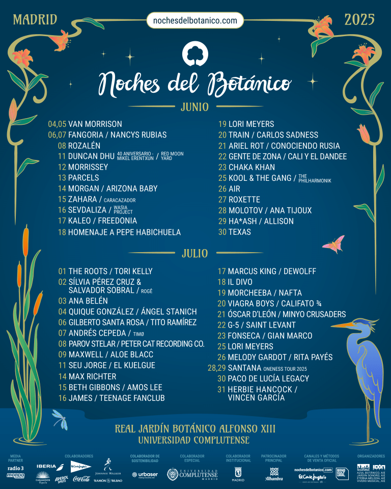 noches del botanico cartel