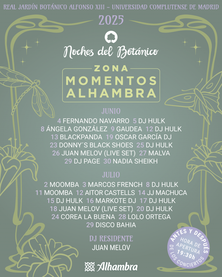 zona momentos alhambra noches del botanico