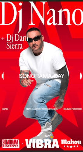 dj nano sonorama day ciudad rodrigo