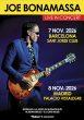 Joe Bonamassa regresa a Barcelona y Madrid los próximos 7 y 8 de noviembre
