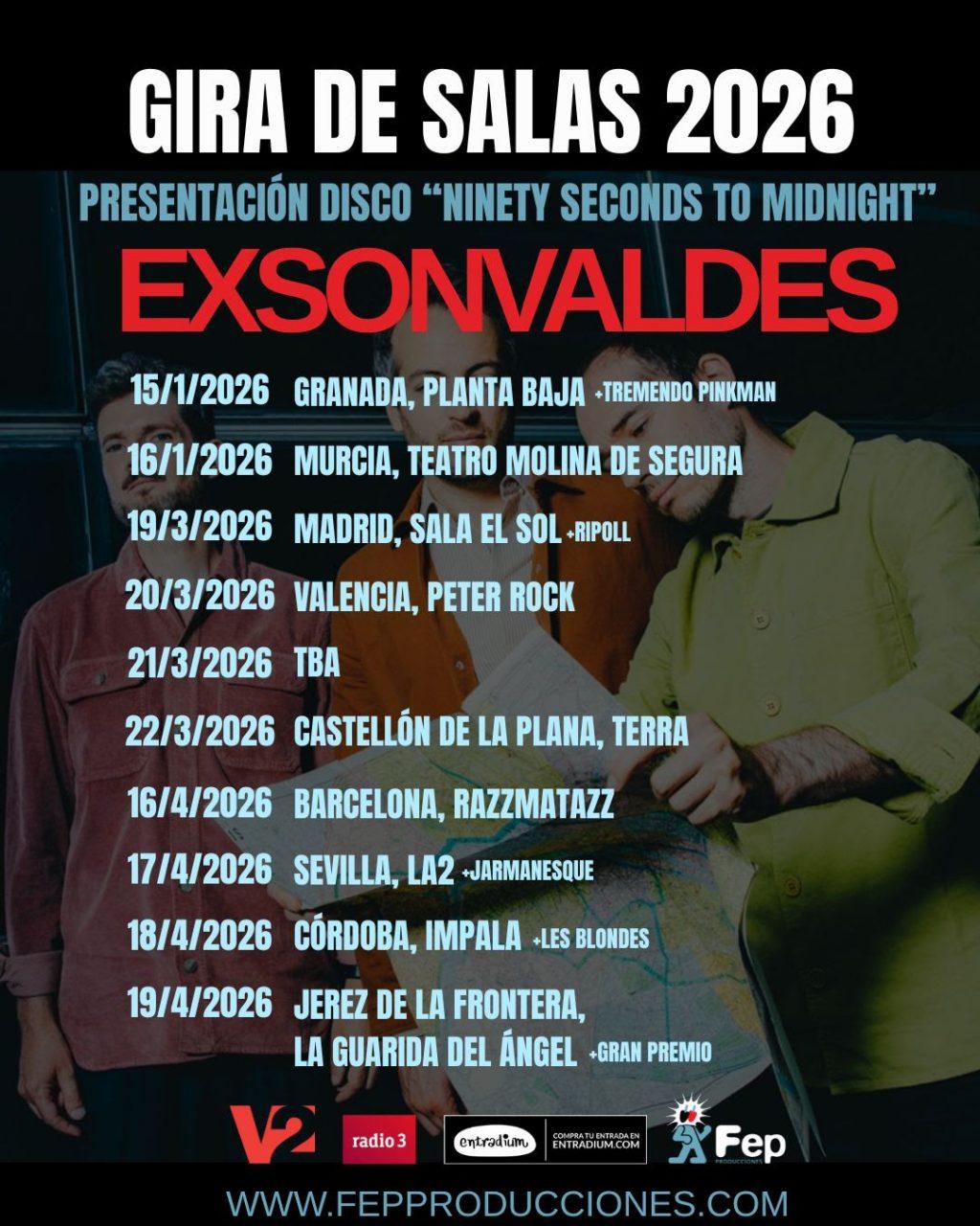 exsonvaldes gira 2026
