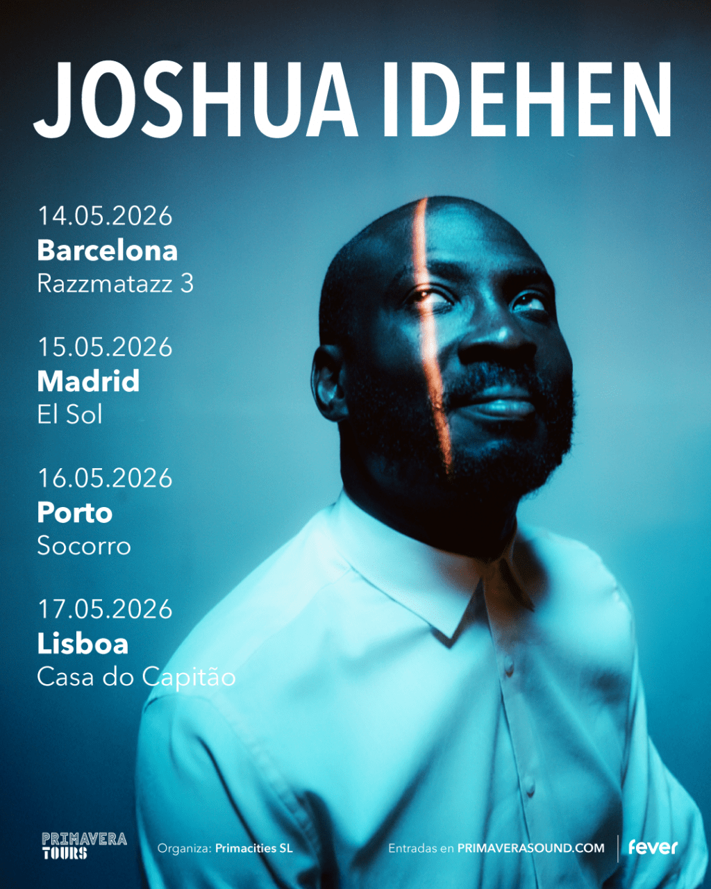 joshua idehem gira península iberica 2026