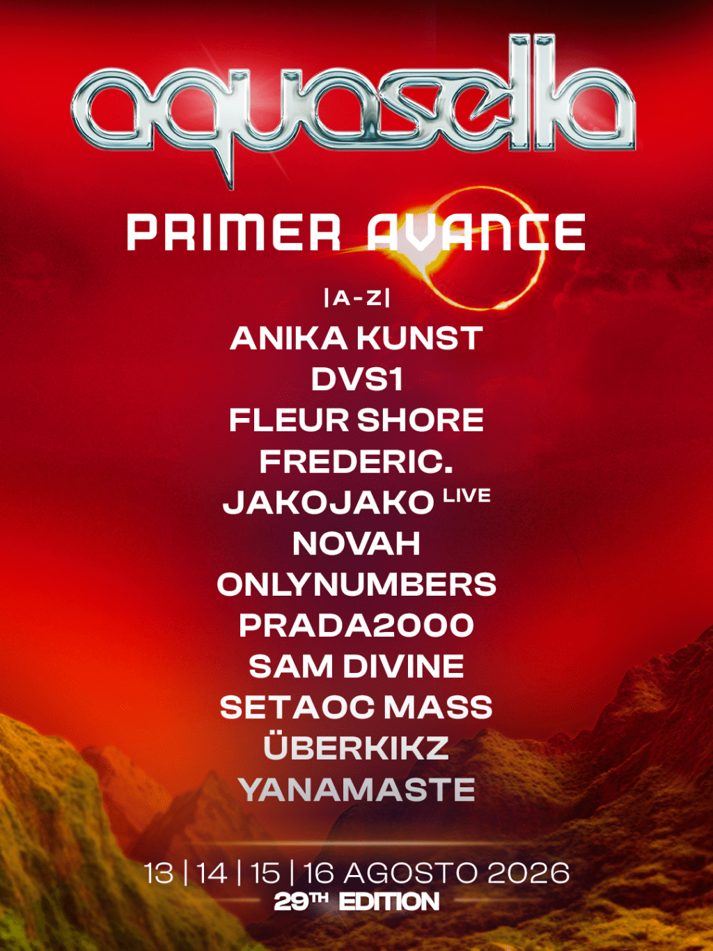 aquasella 2026 line up