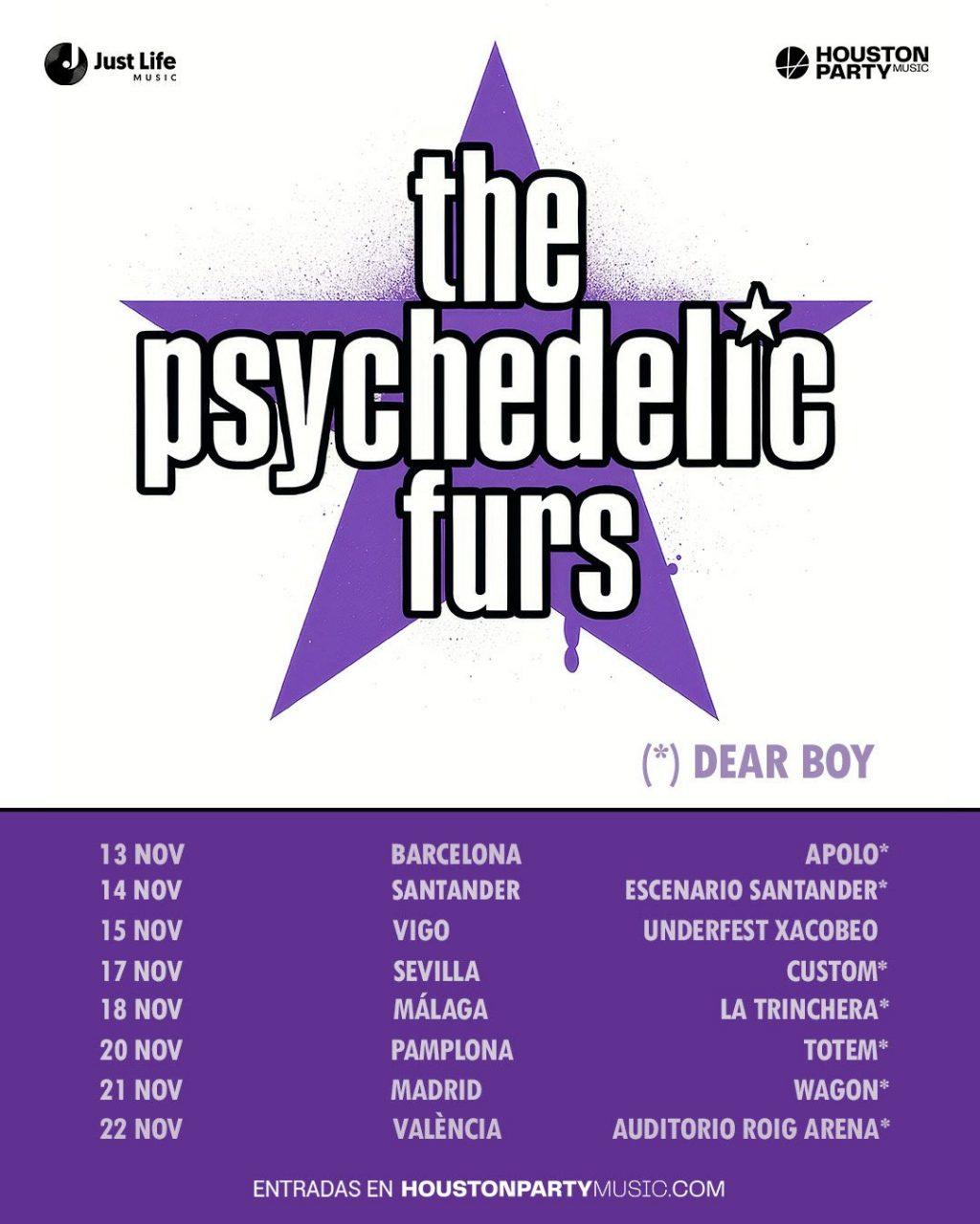 the psychedelic furs dear boy tour