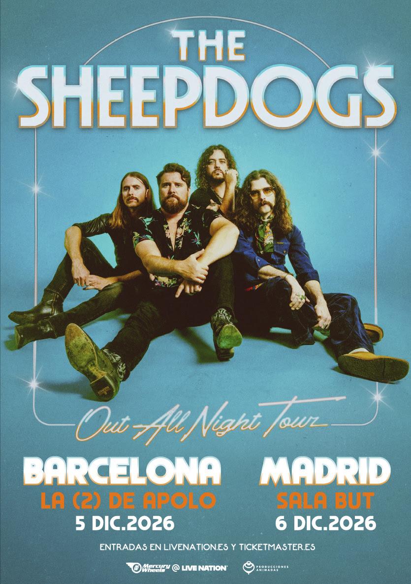 the sheepdogs madrid barcelona 2026