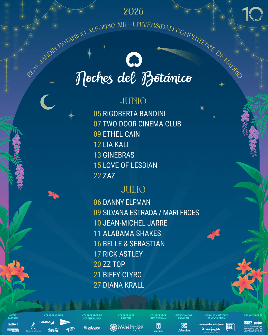 noches botanico 2025